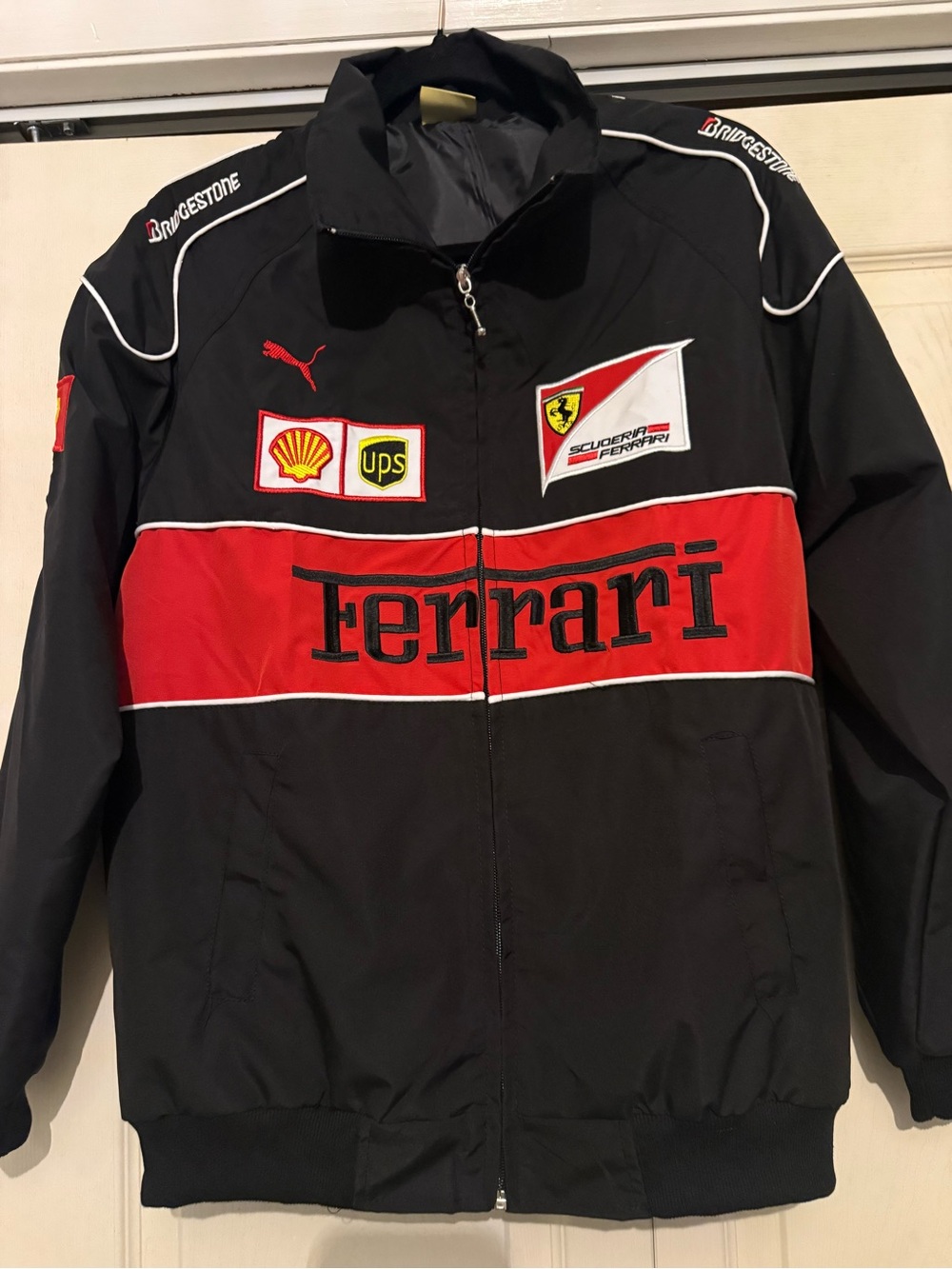 F1 Vintage Ferrari Racing Jacket - Black Edition